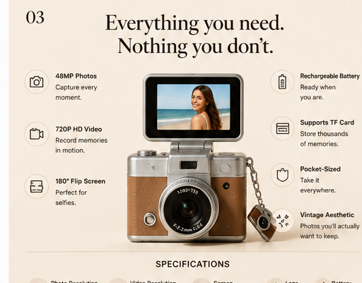 Mini Retro Camera™
